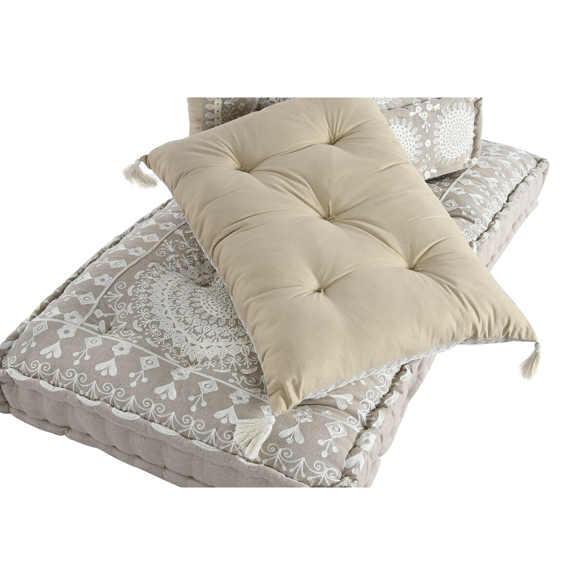 Hagesofa DKD Home Decor Beige 155 x 76 x 65 cm